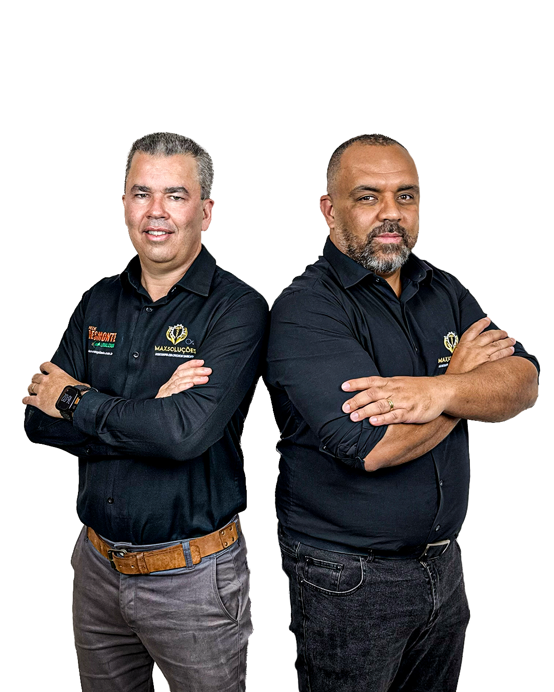 Diretores Max Soluções — Leo Andrade e Petterson Lago
