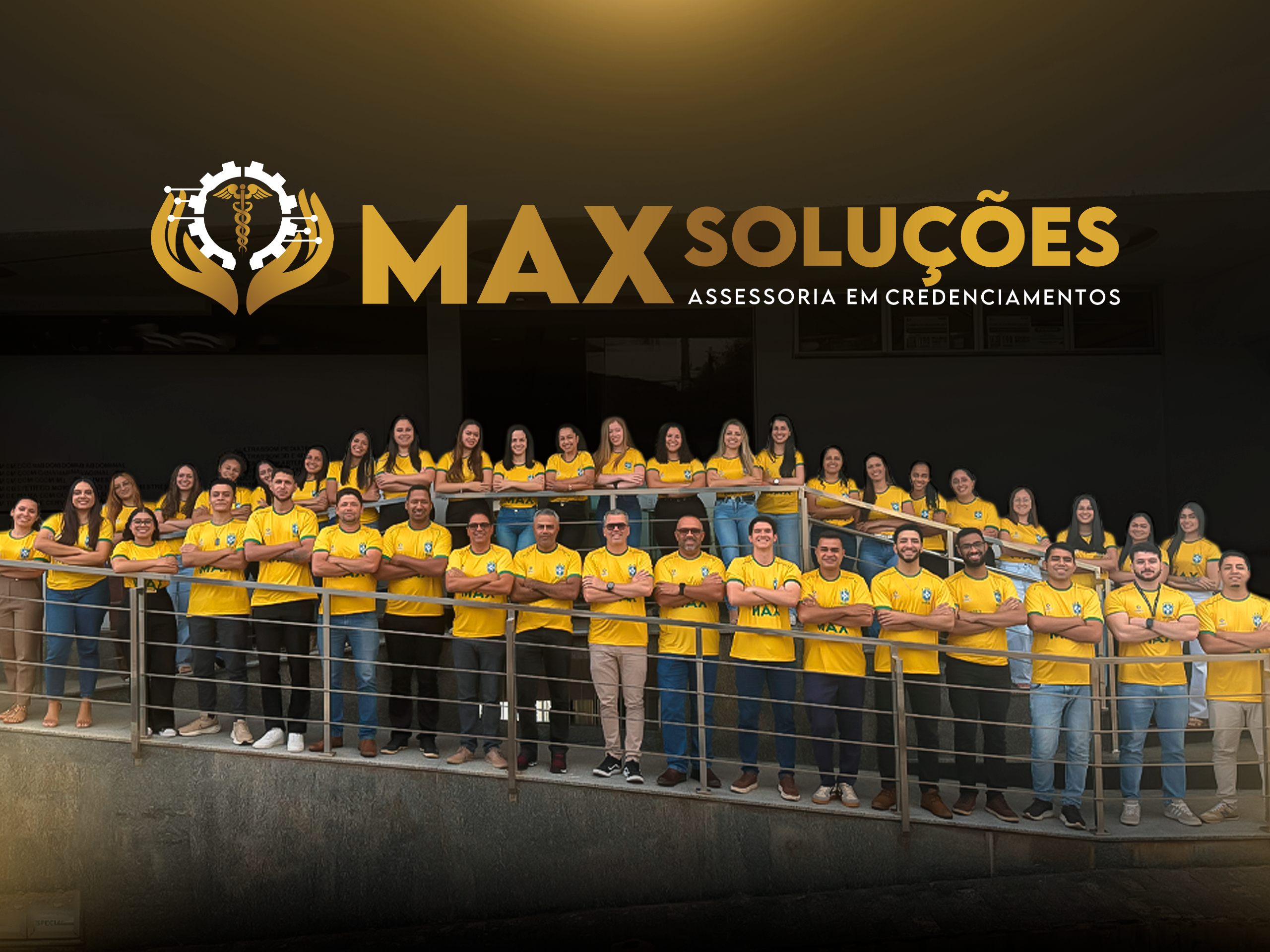 Equipe MaxSoluções reunida