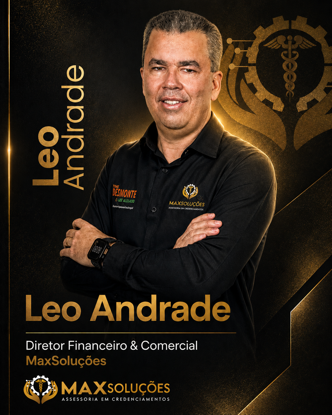 Leo Andrade, Diretor Financeiro e Comercial da MaxSoluções
